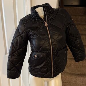 Michael Kors Kids Black Puffer Jacket